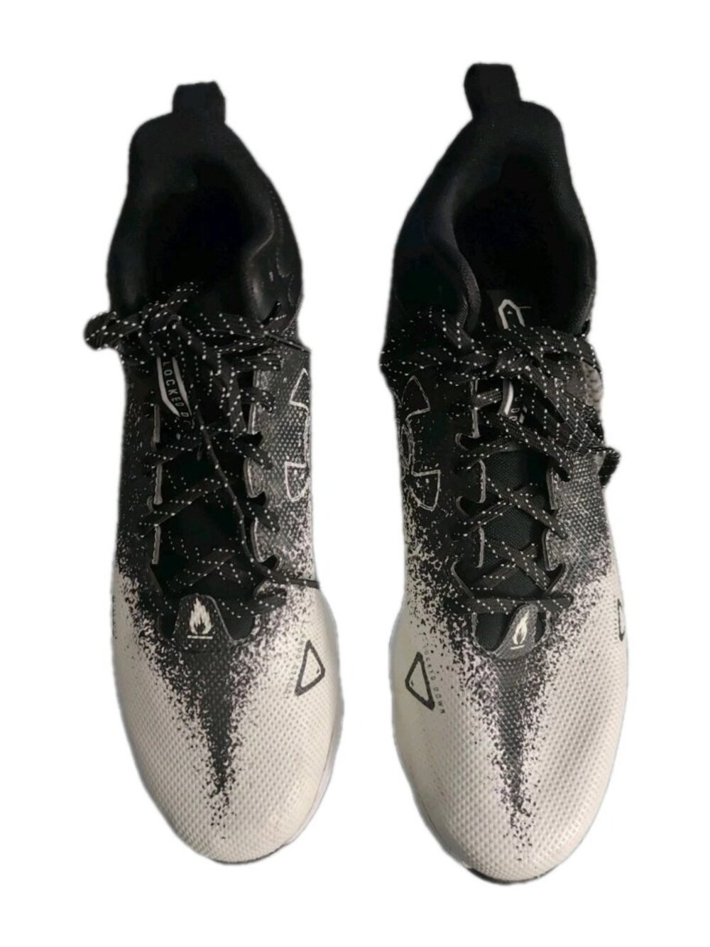 Under Armour Spotlight Fran RM 2.0 Men's Football Cleats Size 11 Black White